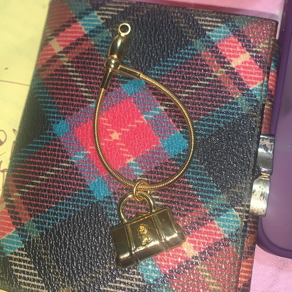 Roberta Di Camerino Gold Purse Charm Keychain - Picture 5 of 6